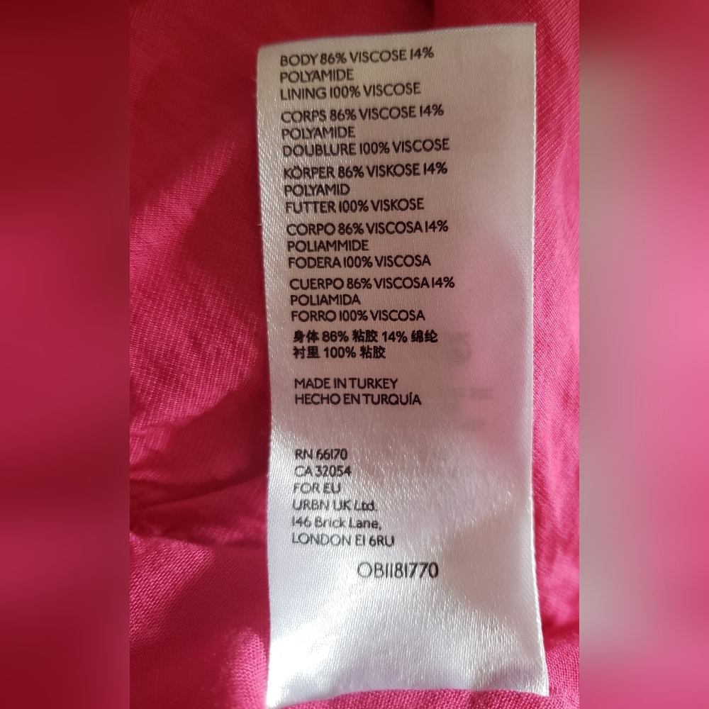 Maeve Pink Gorgeous High Low Cotton Viscose Dress!!! - Picture 6 of 12